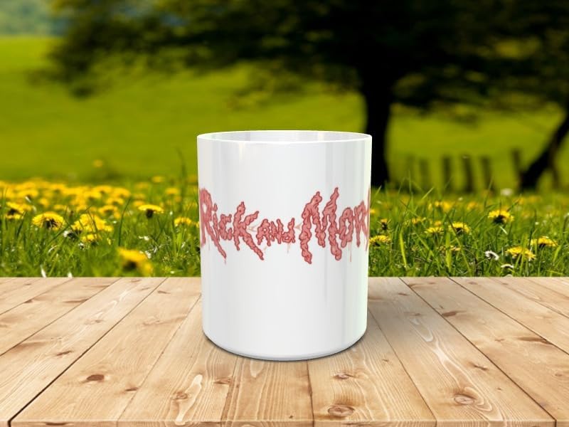 Personalisierte Rick und Morty Keramiktasse, 350 ml, für Fans