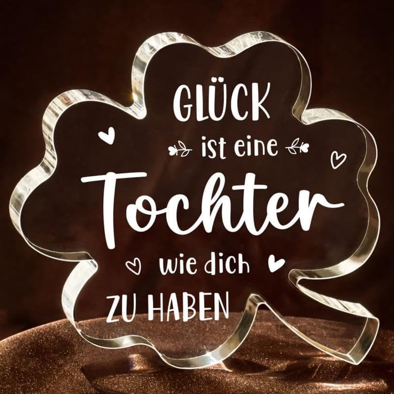 Mutter-Tochter Geschenk: 10,43 cm Acryl-Dekoständer für Tochter
