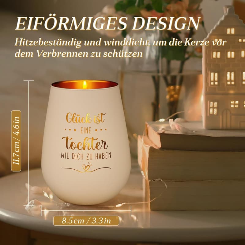 Windlicht für Tochter – persönliches Geschenk von Mama zum Geburtstag