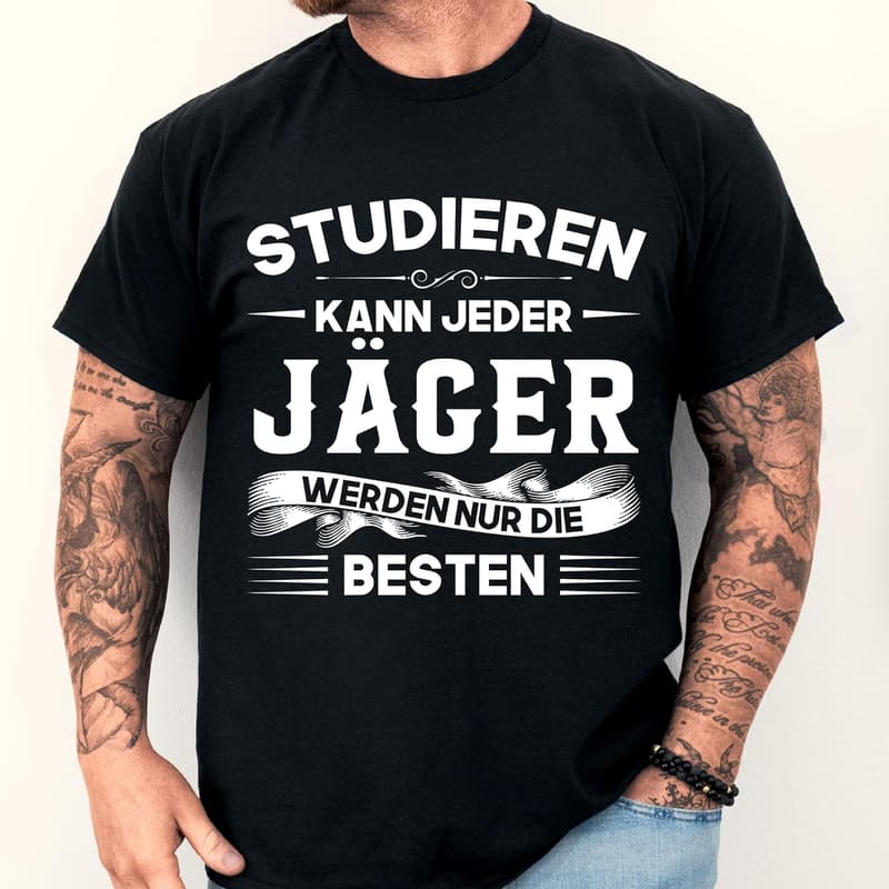 Jagd Shirt für Männer | Geschenk für Jäger zur Hirschjagd