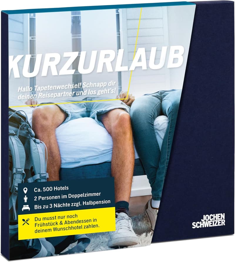 Kurzurlaub Gutschein für 2 Personen in über 800 Hotels