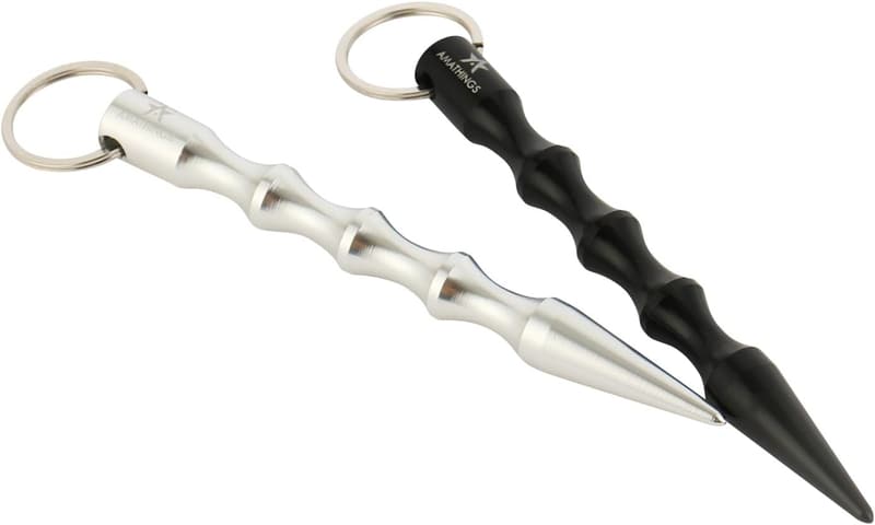Kubotan Selbstverteidigung Schlüsselanhänger mit ergonomischem Griff für Frauen