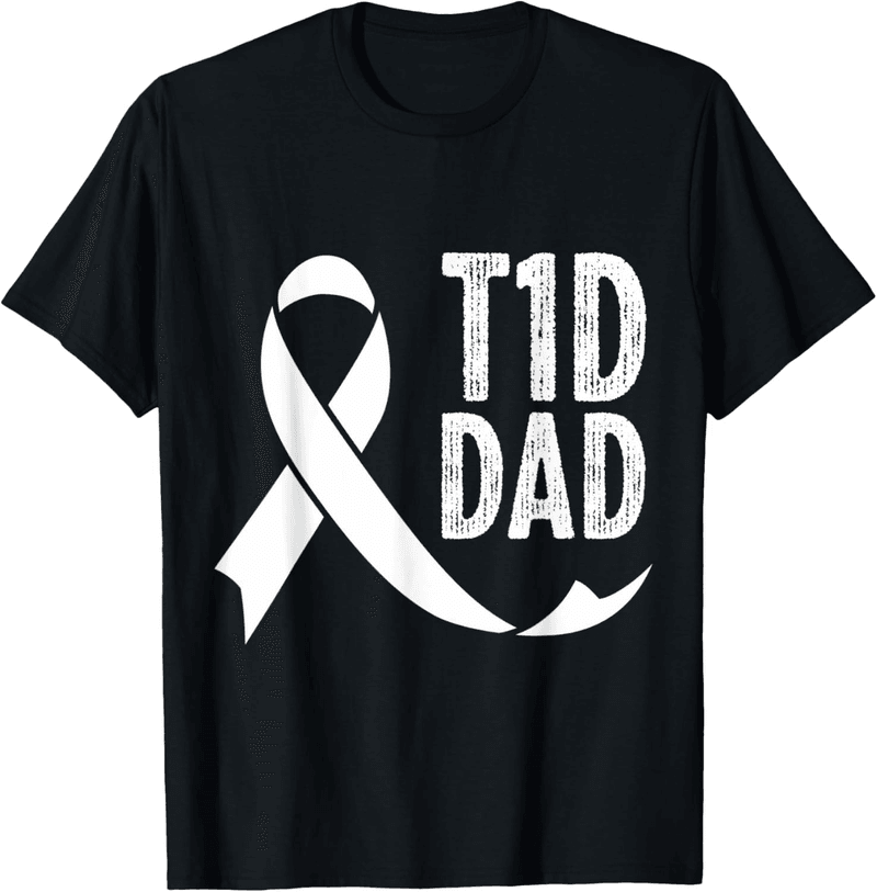 Lustiges T-Shirt für Diabetiker-Papa – Typ 1 Diabetes Geschenk