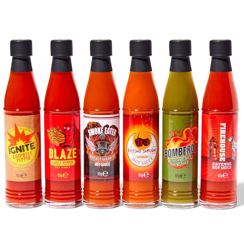 Scharfes Saucen Geschenkset mit Hot Ones Sauce für Männer