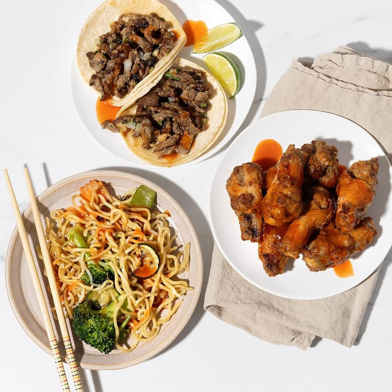 Weihnachtsgeschenkset: Street Food Saucen für Fleisch und Grill