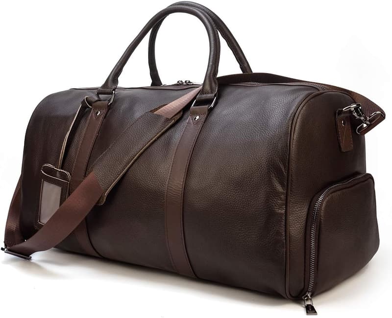 Vintage Leder Weekender Tasche für Herren - große Reisetasche unisex