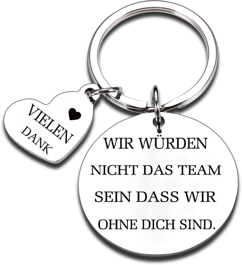 Wertschätzung Schlüsselanhänger für Trainer und Kollegen