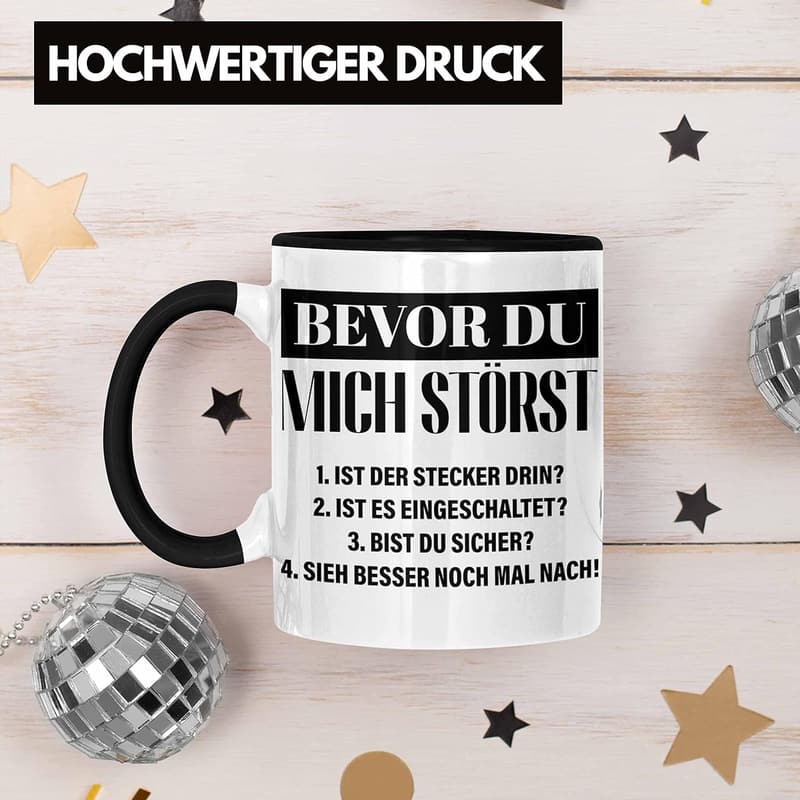 IT Techniker Tasse mit lustigem Spruch für Männer
