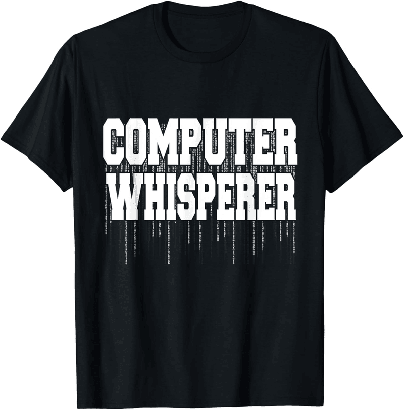 Lustiges T-Shirt für Computer-Nerds – Flüster-Design