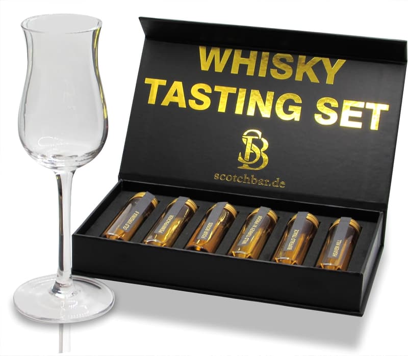Whisky Tasting Set für Einsteiger | Bourbon aus den USA | mit Tasting-Glas