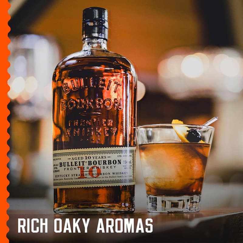 Bulleit 10 Jahre Bourbon - handgefertigter Ultra-Premium-Whiskey 700ml