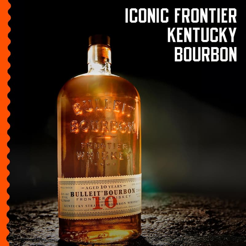 Bulleit 10 Jahre Bourbon - handgefertigter Ultra-Premium-Whiskey 700ml