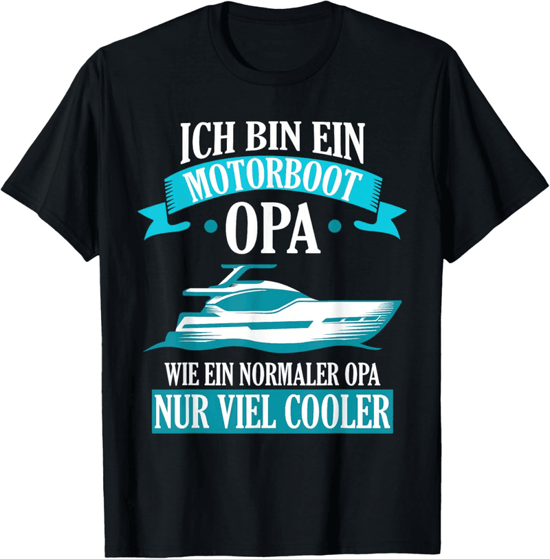 T-Shirt für Bootsfahrer – Geschenk für Opa