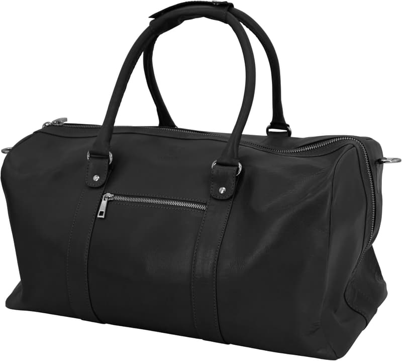 Handgefertigte Lothar Reisetasche aus dickem Leder für Kurztrips