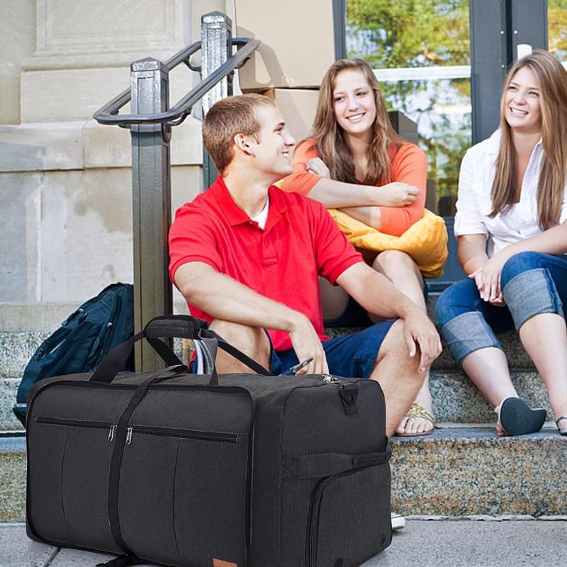 Faltbare 120L Reisetasche für Herren und Damen mit Schuhfach