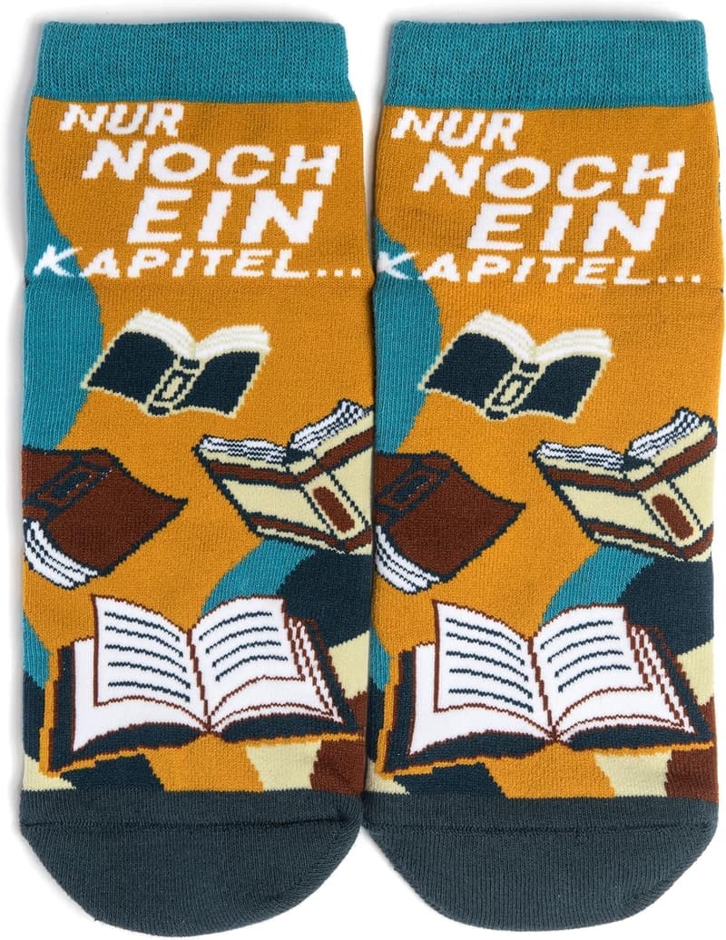Witzige Socken für Buchliebhaber und Lehrer – Perfektes Lesegeschenk