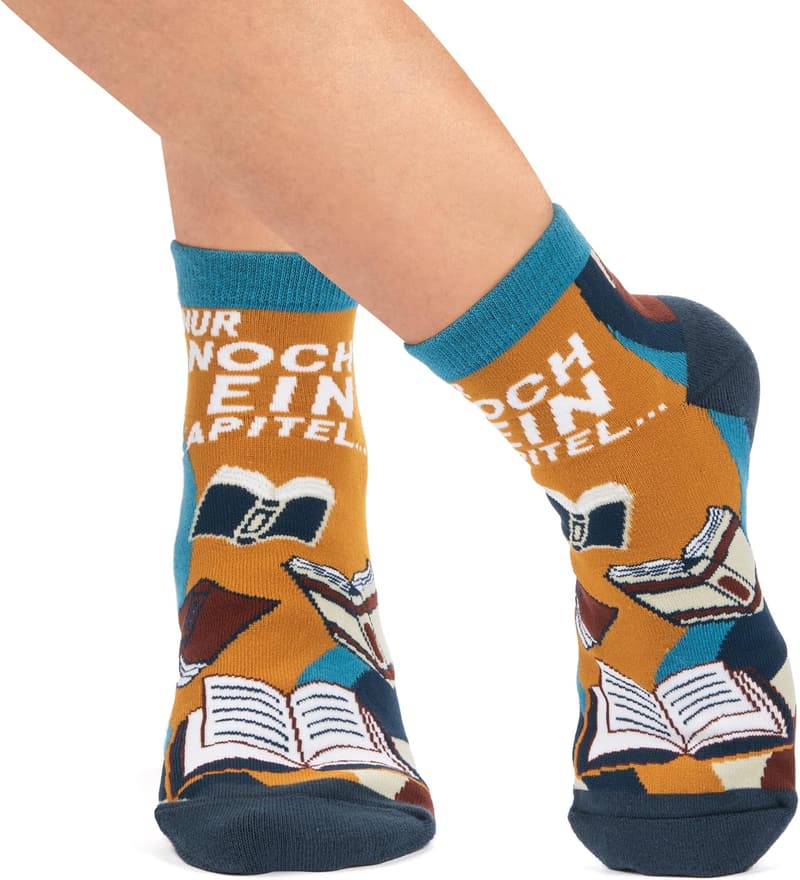 Witzige Socken für Buchliebhaber und Lehrer – Perfektes Lesegeschenk