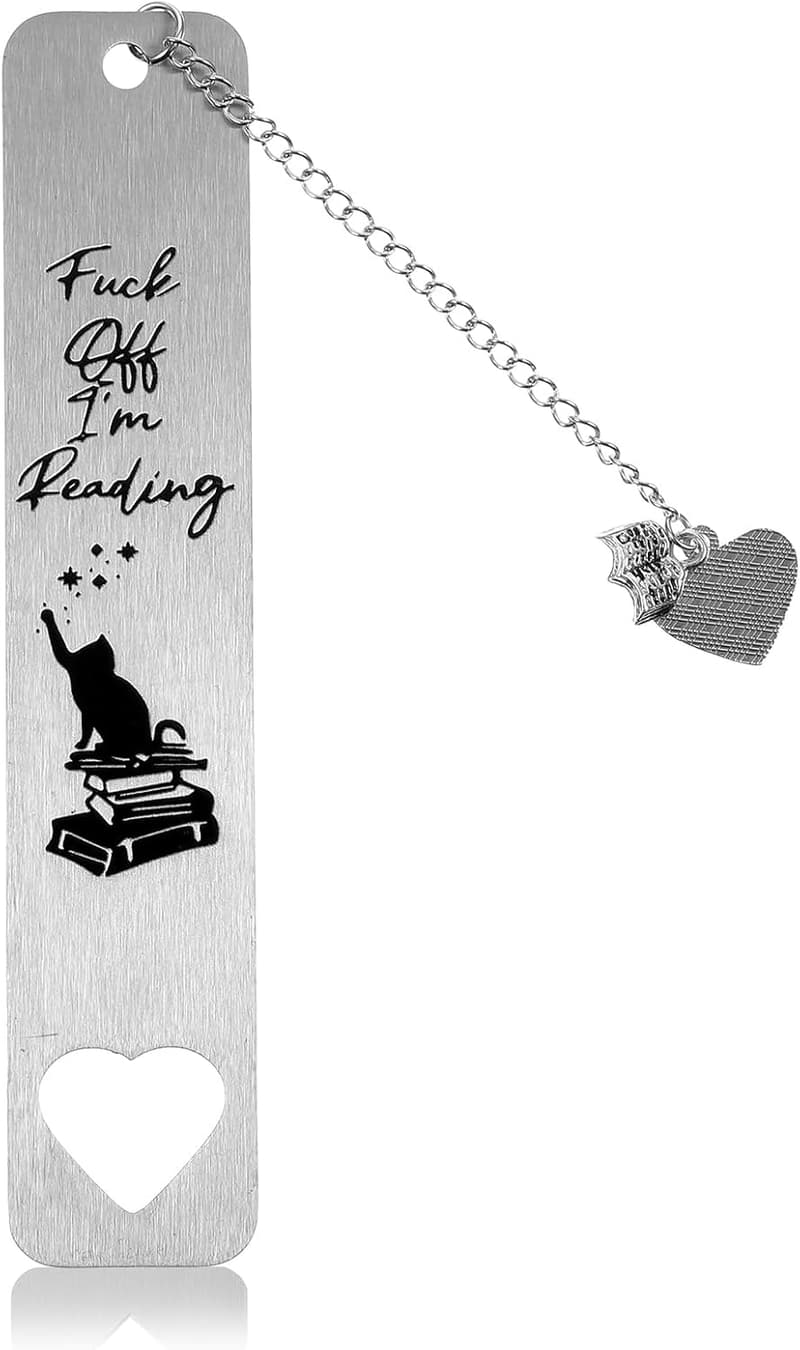 Lustige Metall-Lesezeichen für Frauen – Geschenk für Buchliebhaber