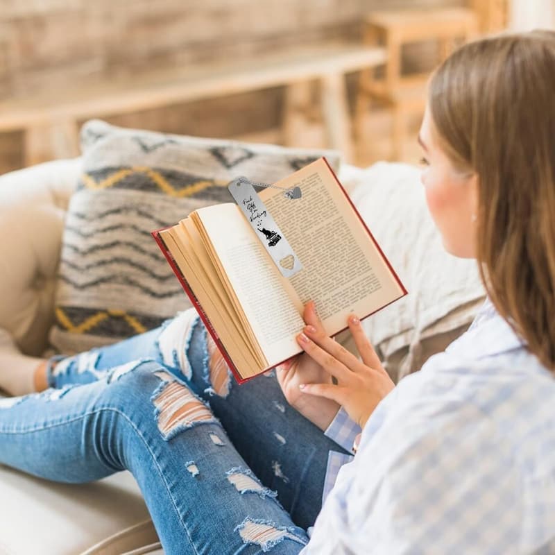Lustige Metall-Lesezeichen für Frauen – Geschenk für Buchliebhaber