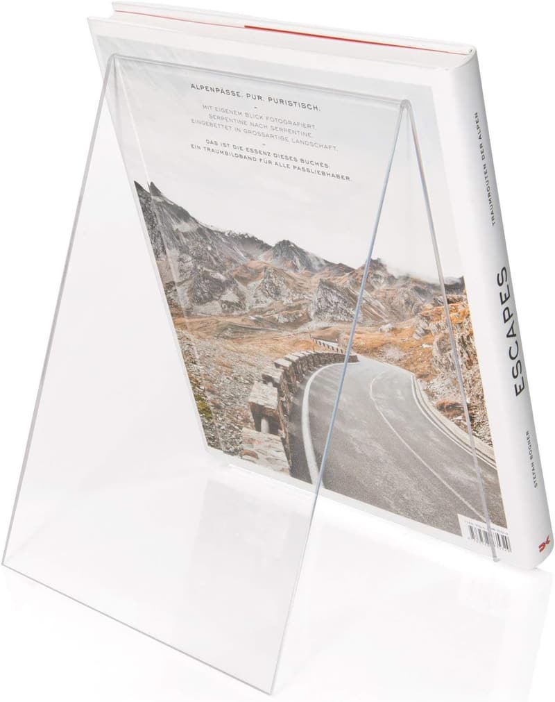 Buchaufsteller aus PLEXIGLAS® im DIN A4 Format