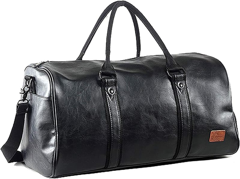 Herrenkleidersack aus Leder für Geschäftsreisen mit Schuhfach