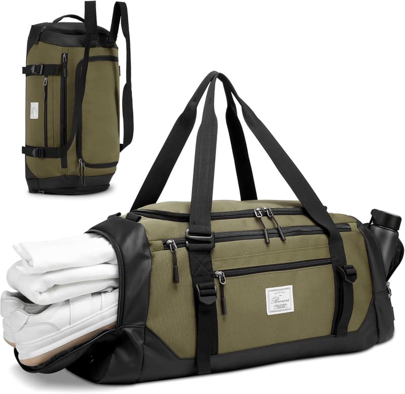 Wasserdichte Weekender-Tasche mit Schuhfach für Männer und Frauen