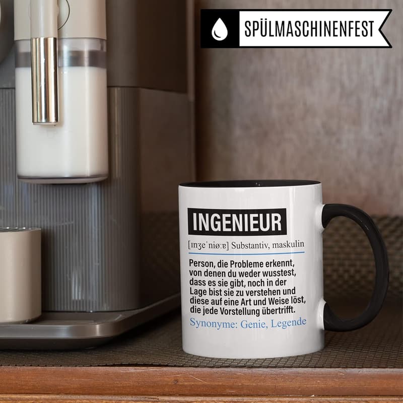 Lustige Ingenieurtasse für Bauingenieure – ideales Geschenk