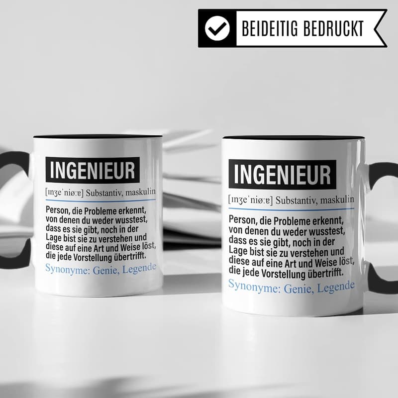 Lustige Ingenieurtasse für Bauingenieure – ideales Geschenk