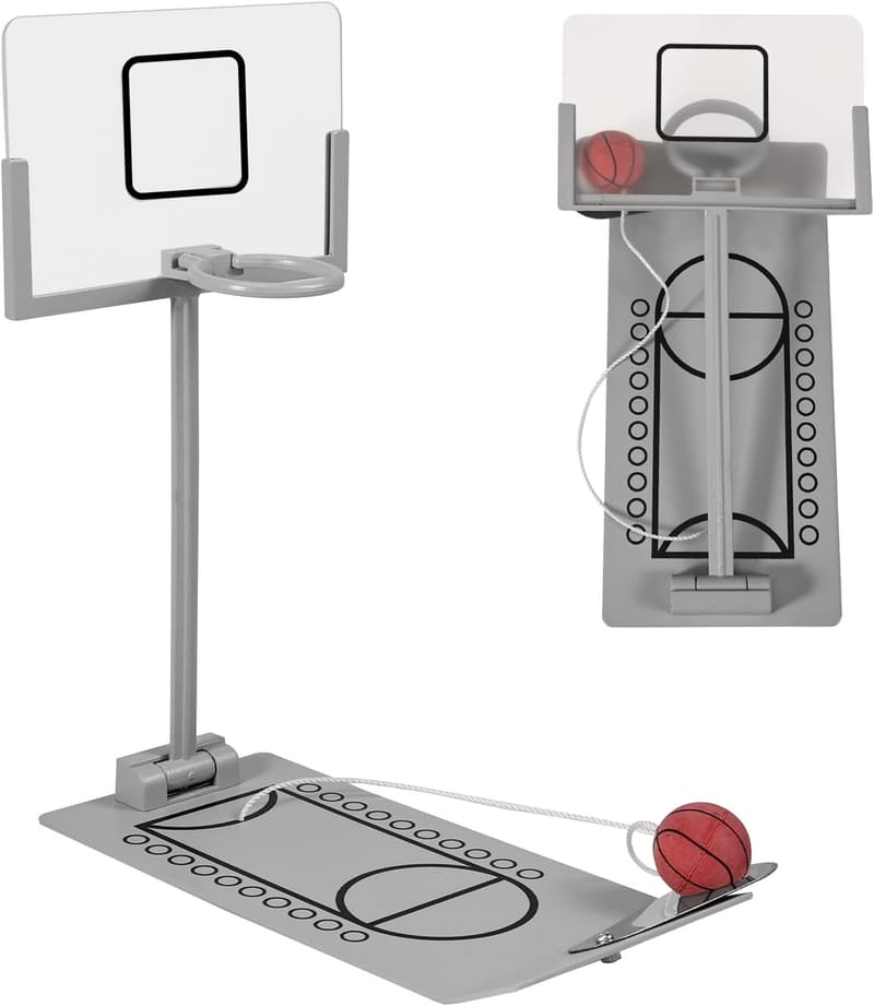 Faltbarer Mini Tisch Basketball aus Metall für Kinder und Erwachsene