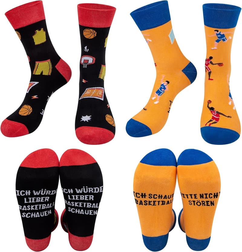 Lustige Gaming-Socken für Männer – Anti-Rutsch Geburtstag Geschenke