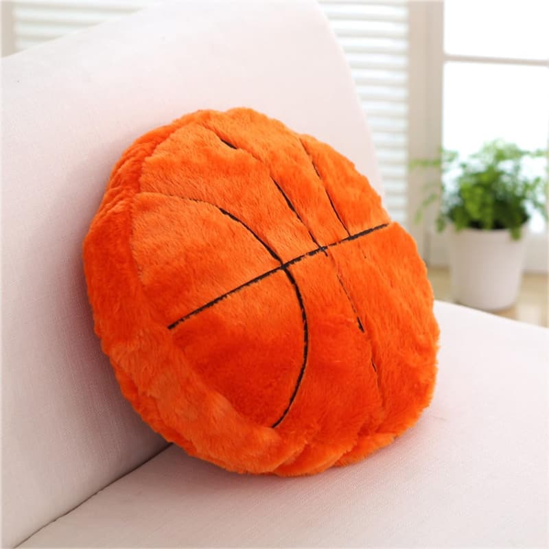 Basketball-Kissen 45 x 45 cm – Flauschige Deko für Basketball-Fans