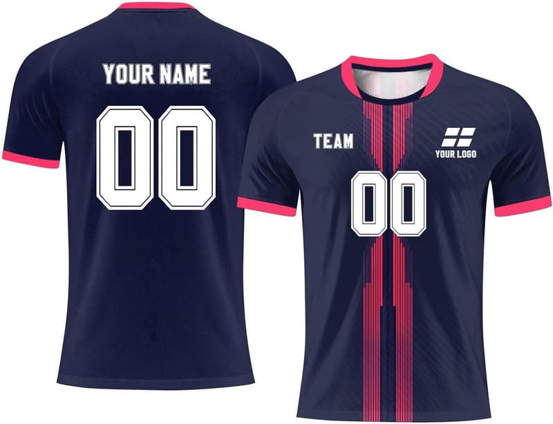 Personalisiertes Fußball-Set für Jungen mit Name, Nummer und Teamlogo