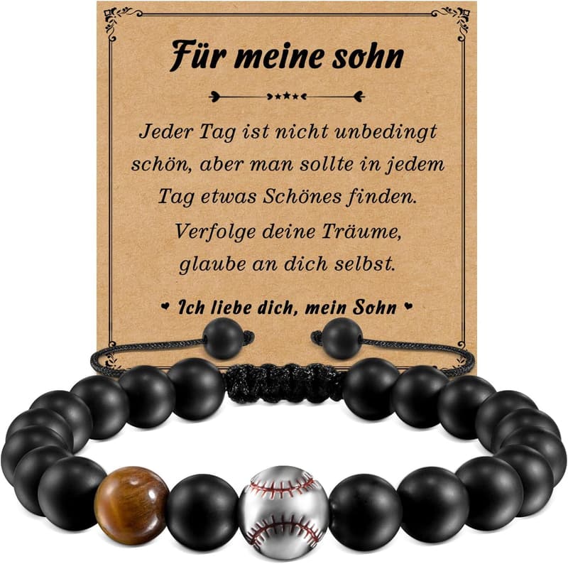 Fußballarmband für Jungen – ideales Geschenk zu Weihnachten und Geburtstagen
