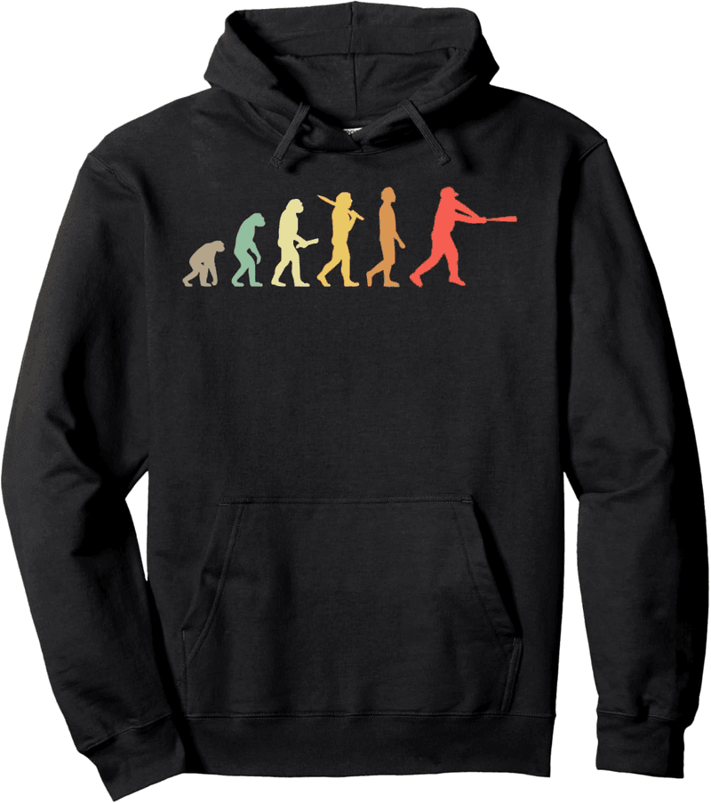 Baseball Hoodie für Spieler – Retro Geschenkidee