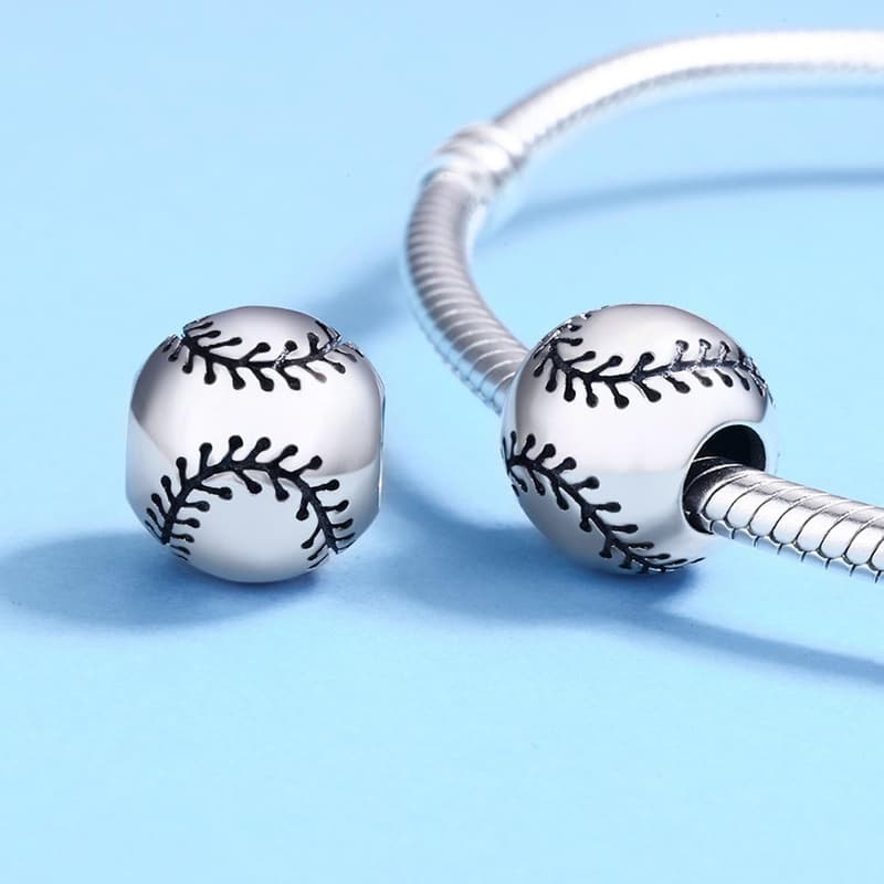 Volleyball Charms für Pandora Armbänder aus 925 Sterling Silber für Frauen