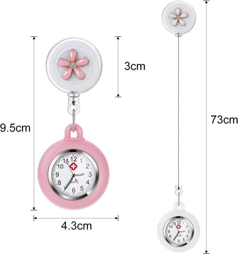 Krankenschwester Taschenuhr für Damen – Pflegeuhr im Vintage-Stil