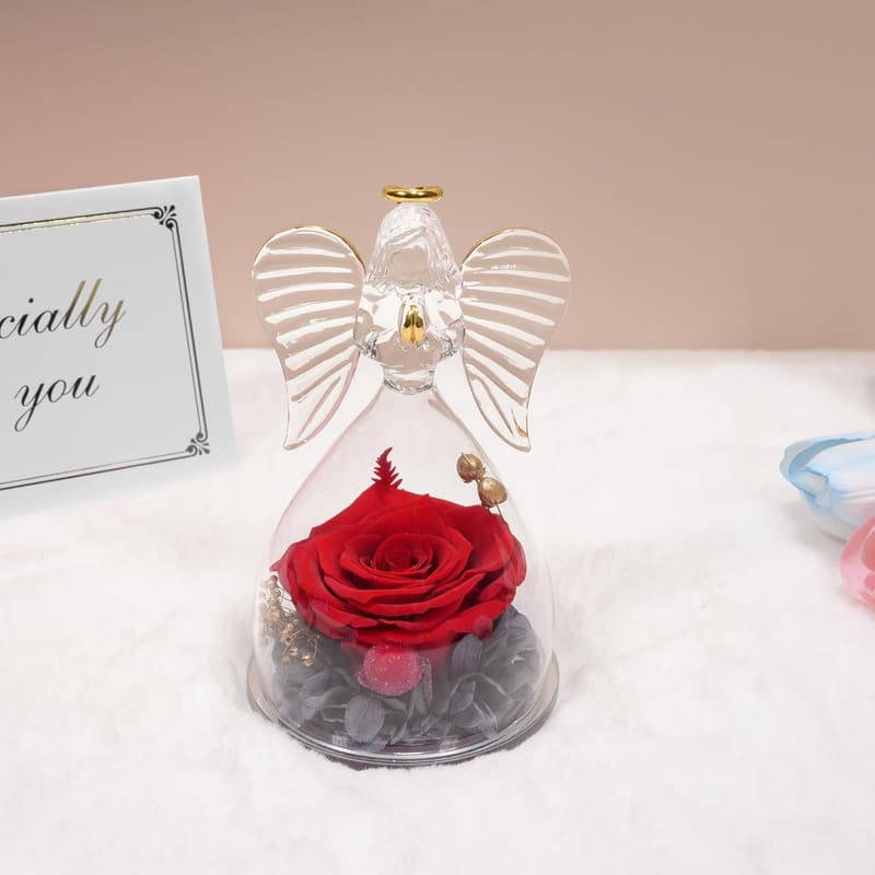 Ewige Rose im Glas - Originelles Geburtstagsgeschenk für Frauen