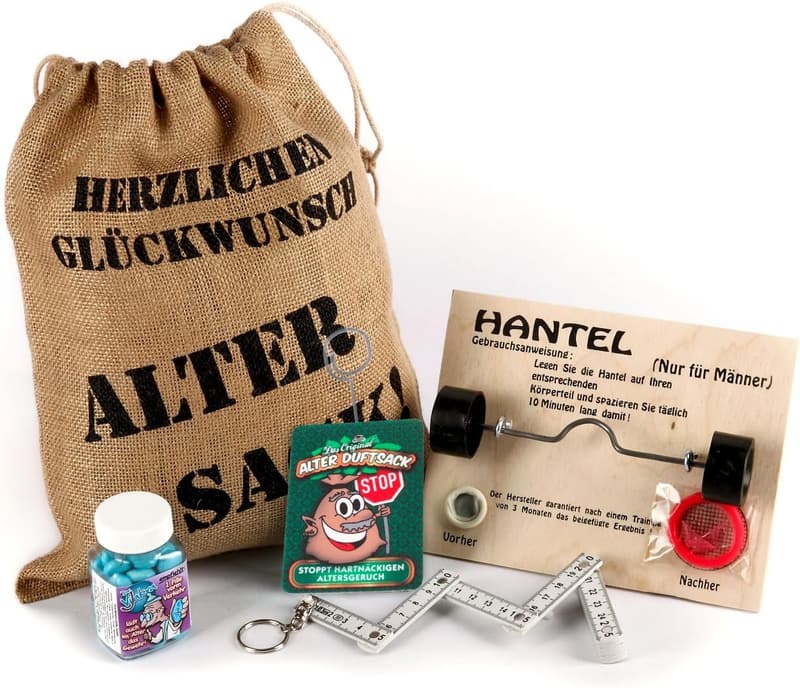 Echtes Männer-Geschenkset (5-teilig) für besondere Anlässe