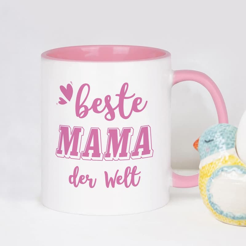 Tassen-Set für Eltern mit Spruch – Geschenk zum Vatertag und Muttertag