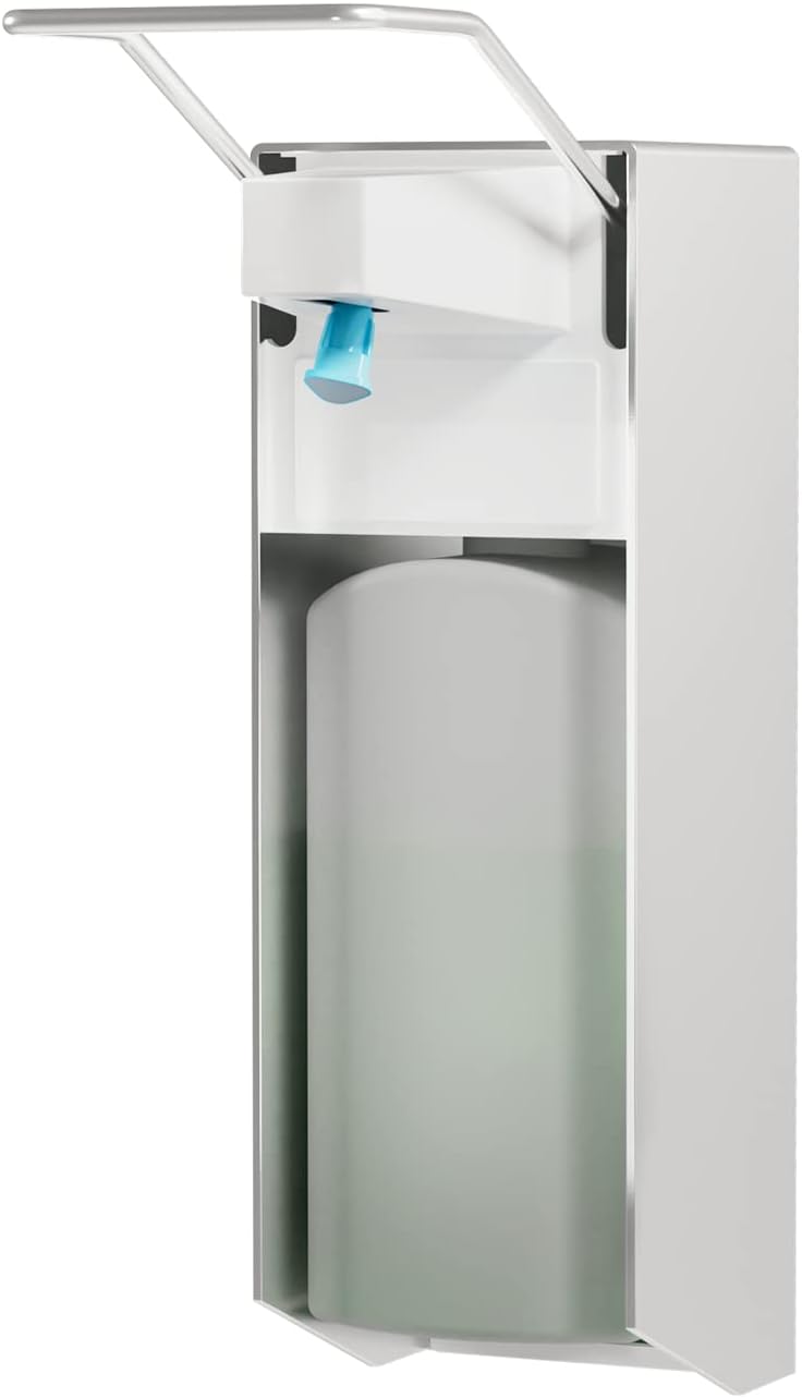 Eurospender für Desinfektionsmittel und Handseifen, 500ML, Wandmontage aus Aluminium
