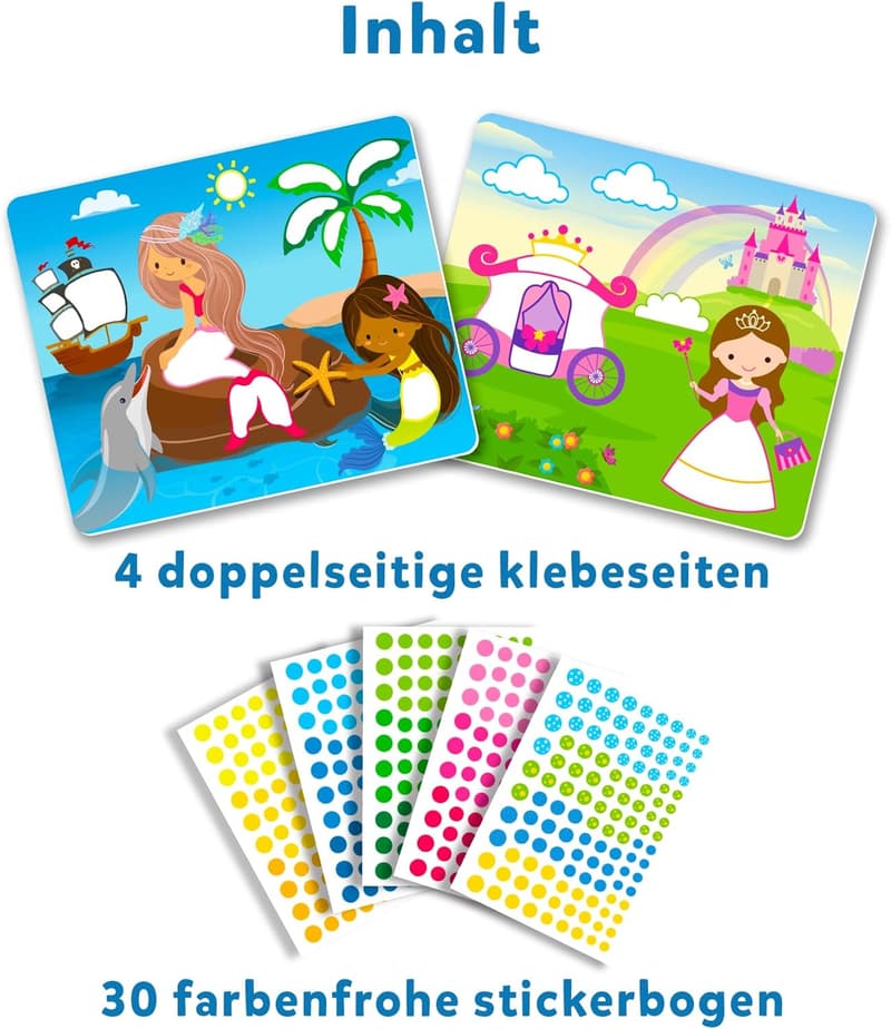 Skillmatics Bastelaktivität – Stickerkunst für Kinder 3-7 Jahre