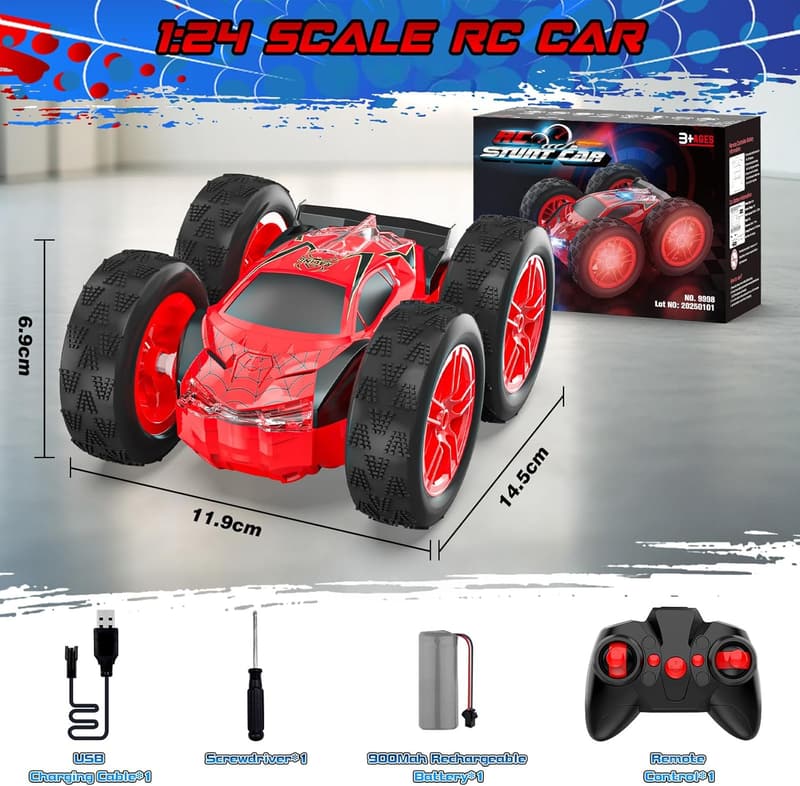 Ferngesteuertes LED Spider RC Auto für Kinder ab 3 Jahren