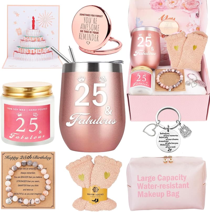 25. Geburtstagsgeschenk für Frauen – Lustiges Geschenkset