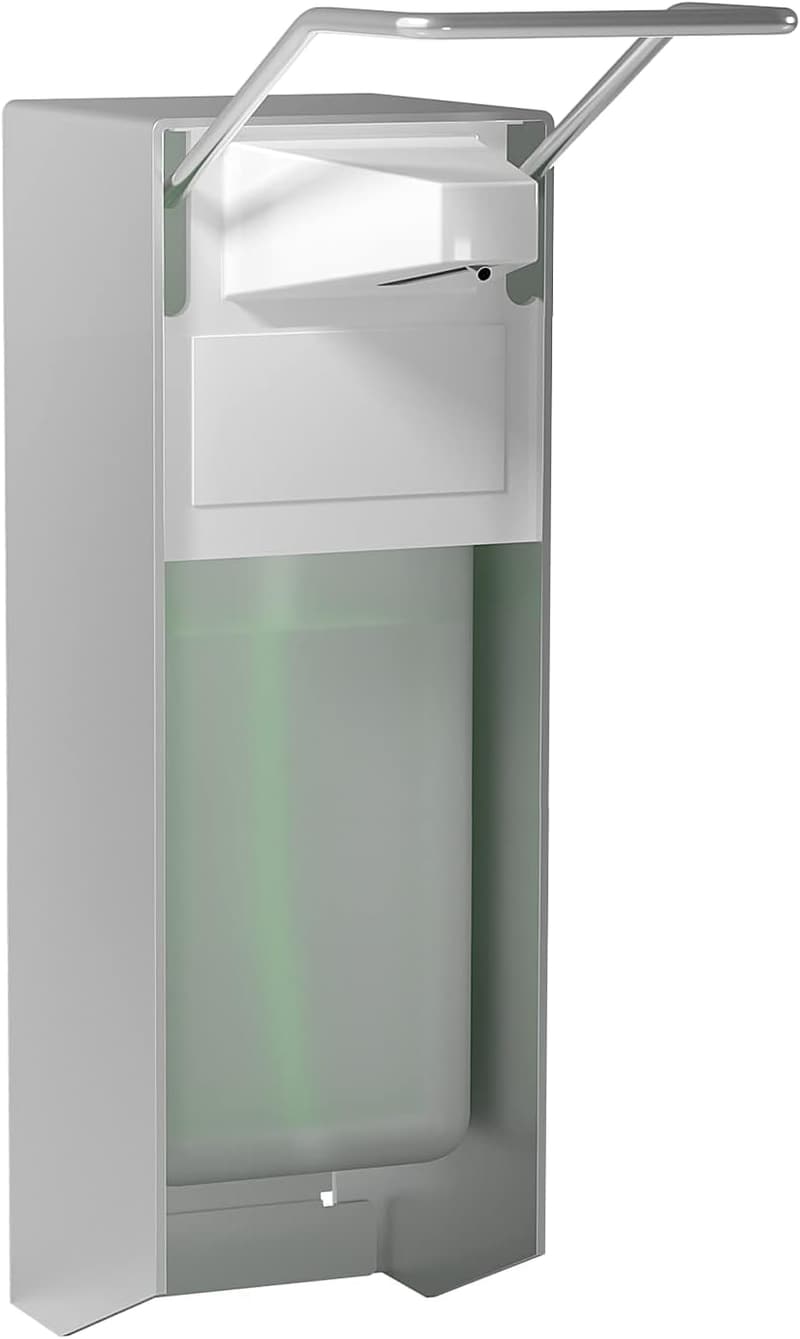 Wandseifenspender aus Aluminium für Desinfektionsmittel, 500 ml