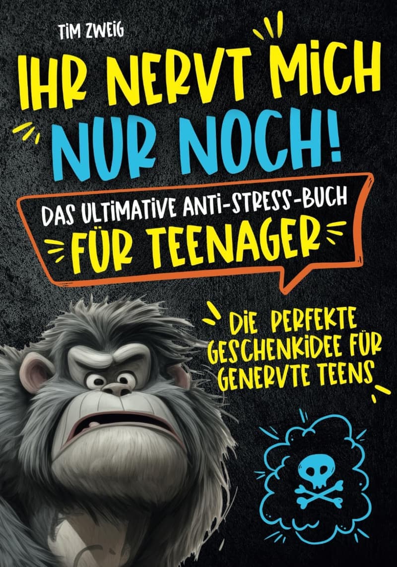 Anti-Stress-Buch für Teenager – Perfektes Geschenk für gestresste Teens