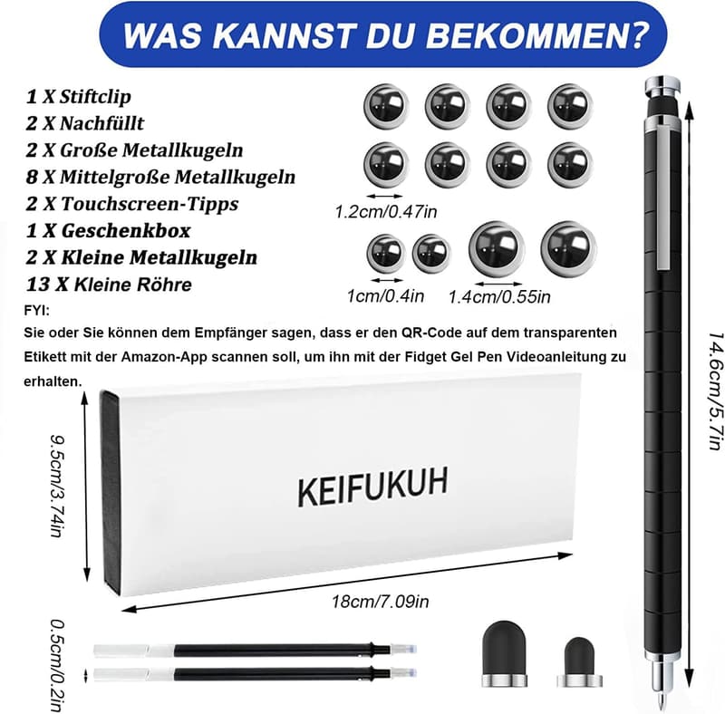 Lustige Fidget Gelstifte für Papa – Vatertagsgeschenk und Geburtstagsgeschenk
