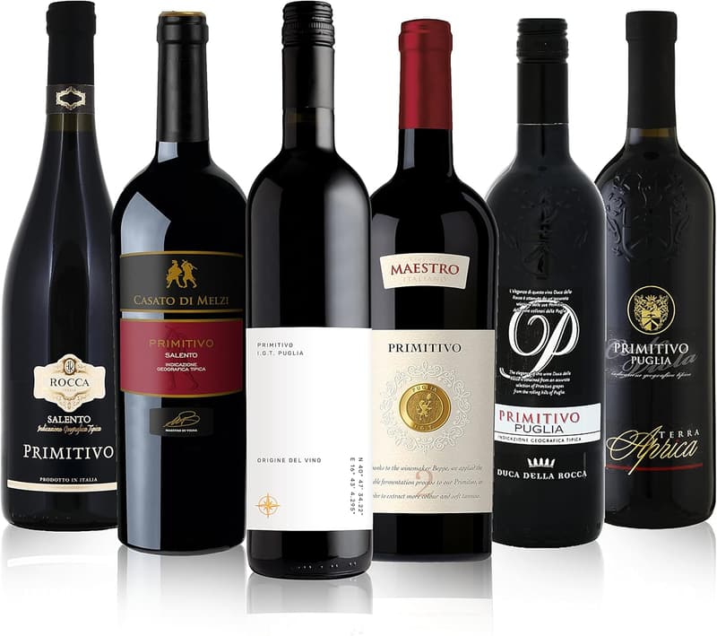 Primitivo Probierpaket für Weinliebhaber (6 x 0,75 l)