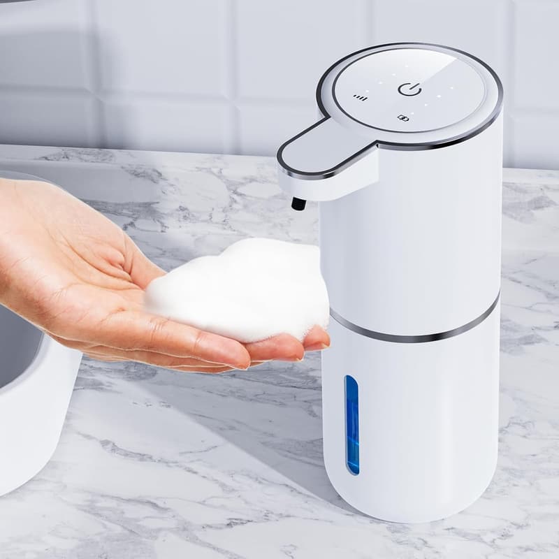 Automatischer Wandseifenspender mit Sensor, 380ml, USB wiederaufladbar