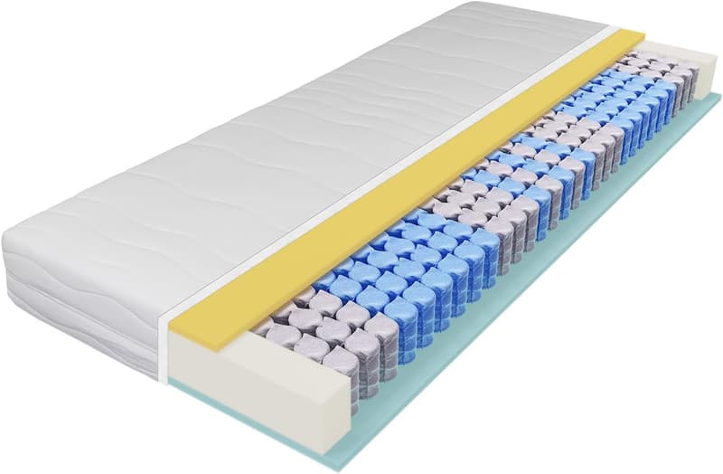 BeCo Ortho Strong Taschenfederkernmatratze 140x200 cm, H3/H4, Made in Germany