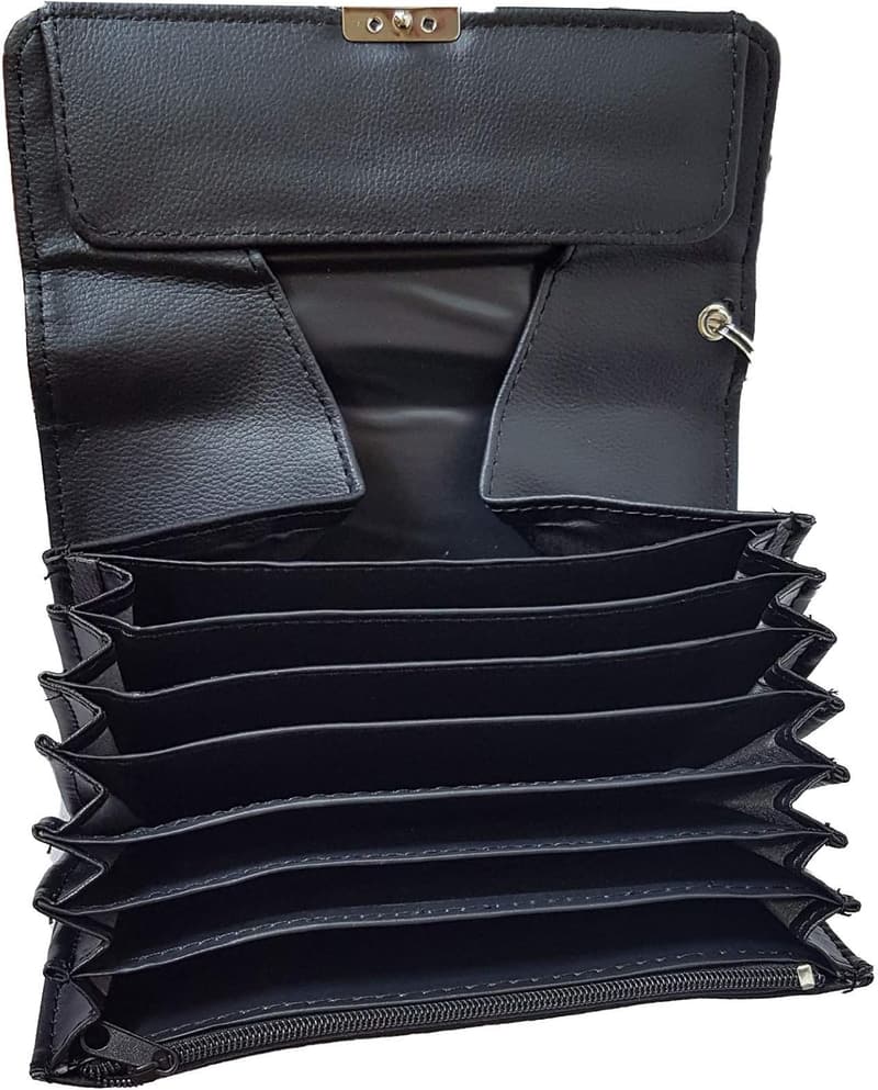 Kellner Geldbeutel AS schwarz, 18x11 cm – Praktisches Accessoire